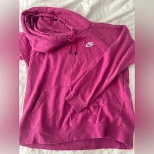 Hot Pink Nike Hooded Sweatshirt